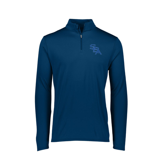 [FTLQFLNV-FAXS-LOGO2] Ladies Flex-Lite 1/4 Zip Shirt (Female Adult XS, Navy, Logo 2)