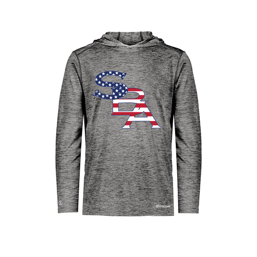 [FOLHCGBK-AS-LOGO1] Men's Charge Hoodie (Adult S, Black, Logo 1)