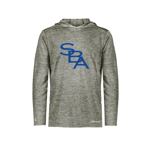 [FOLHCGGY-YS-LOGO2] Decker Youth Charge Hoodie (Youth S, Gray, Logo 2)