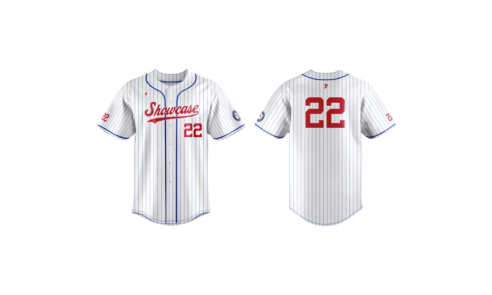 SBA West National - Blue Pinstripe Jersey